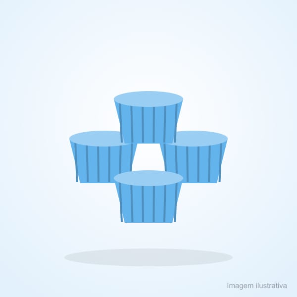 Forminha para Doces Nº 5 Azul Claro Bax