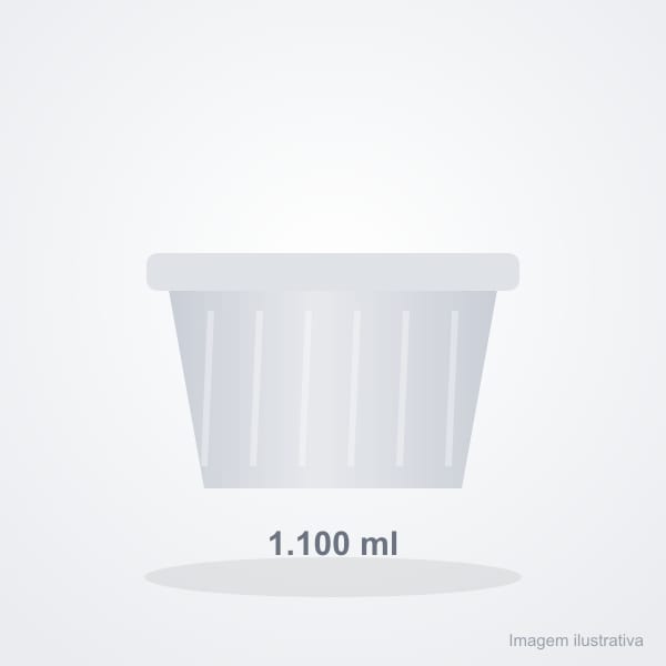 Marmitex Alumínio PTQ-104 1.100 ml (Fardo c/ 100)