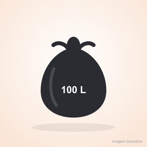 Saco de Lixo Forte 100 L (5 kg)